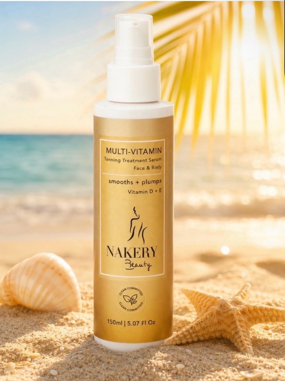 NAKERY Multivitamin Tanning Face & Body Serum